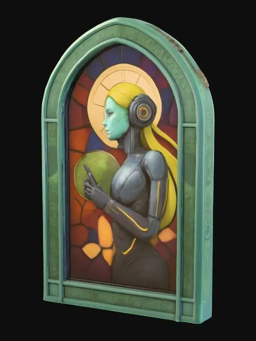 3D model for Mother of Technjade, #PBR#