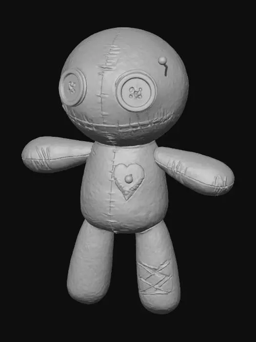 3D model for Voodoo Heart Plush, #Halloween2025#