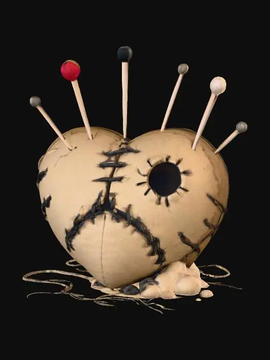 3D model for Heart of Pins, #Halloween2025#