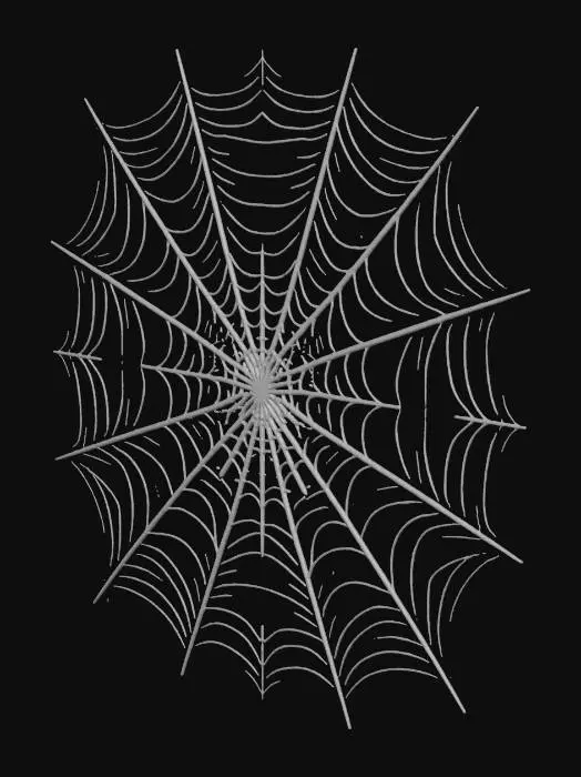 3D model for Delicate Web Design, #Halloween2025#