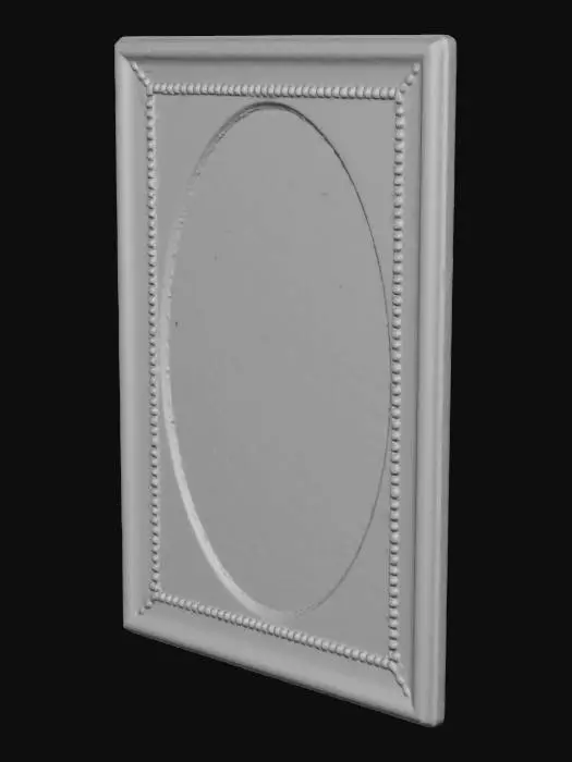 3D model for Vintage Damaged Frame, #Halloween2025#