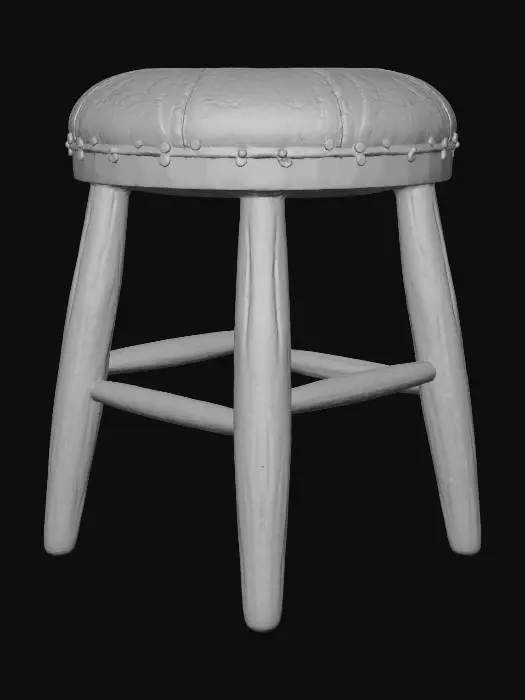 3D model for Vintage Stool, #Halloween2025#