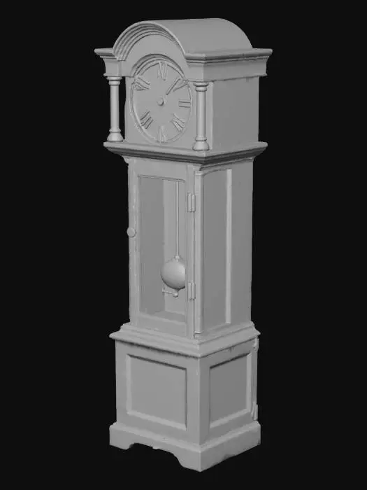 3D model for Vintage Grandfather Clock, #Halloween2025#