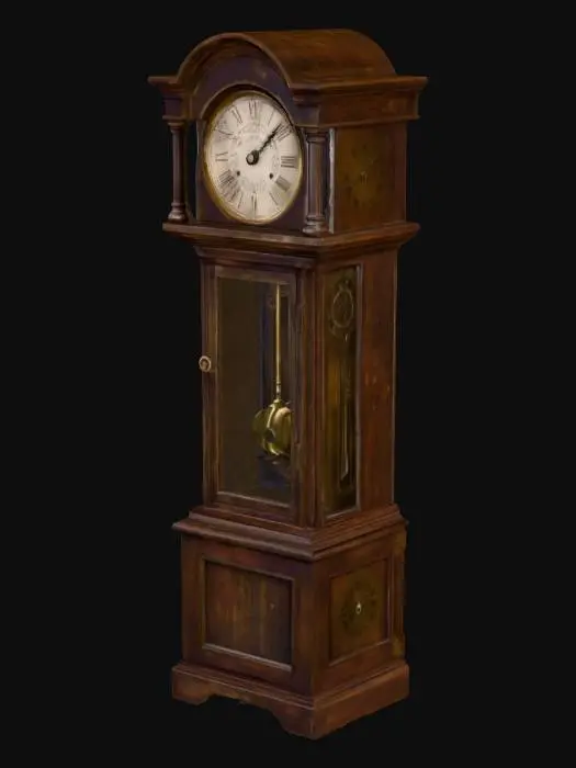 3D model for Vintage Grandfather Clock, #Halloween2025#