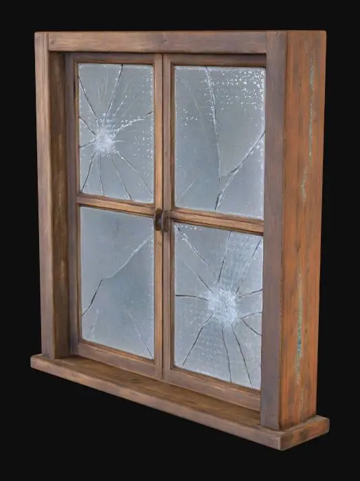 3D model for Cracked Window, #Halloween2025#