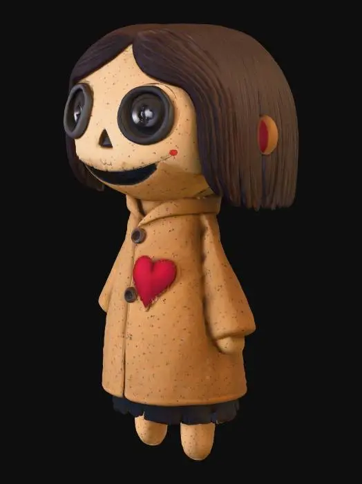 3D model for Stitched Heart Doll, #Halloween2025#