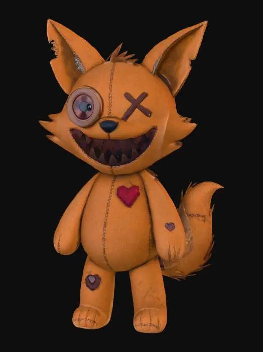 3D model for Stitched Fox, #Halloween2025#
