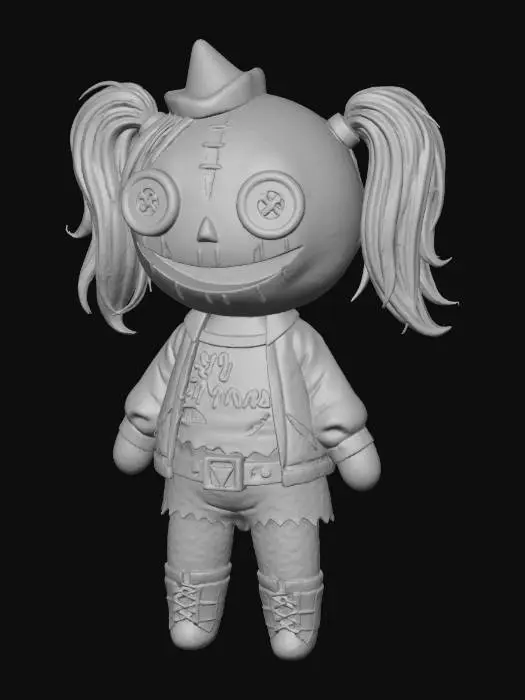 3D model for Lil Monster Doll, #Halloween2025#