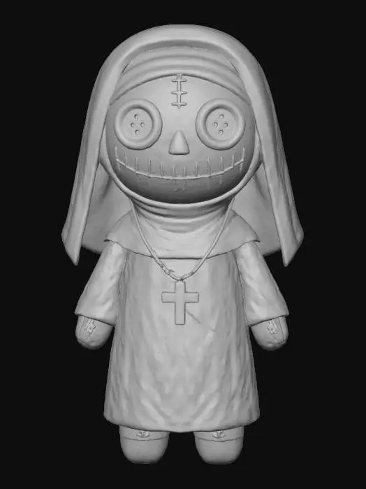 3D model for Stitchy Nun, #Halloween2025#