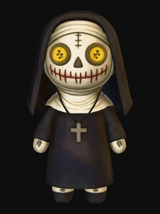 3D model for Stitchy Nun, #Halloween2025#