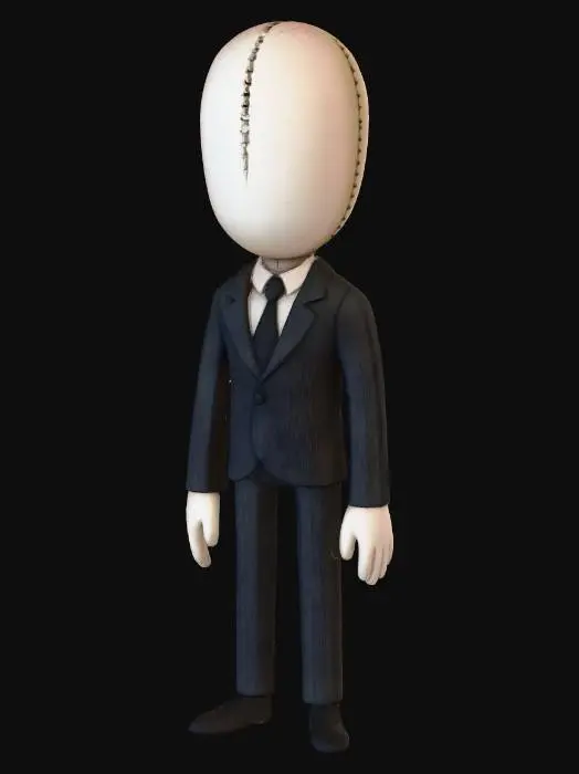 3D model for Stitchy Slenderman, #Halloween2025#
