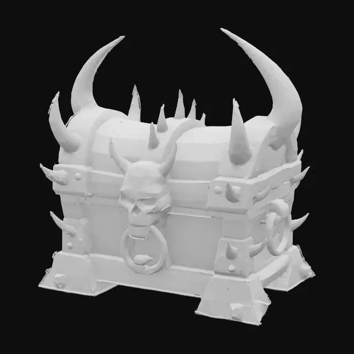 3D model for Orcish Chest, #SketchTo3D#