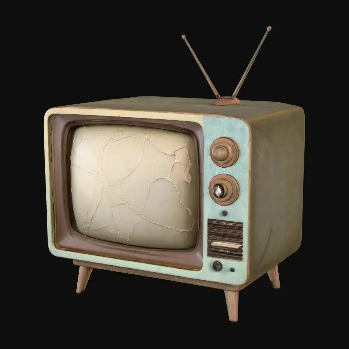 3D model for Retro TV, #Halloween2025#