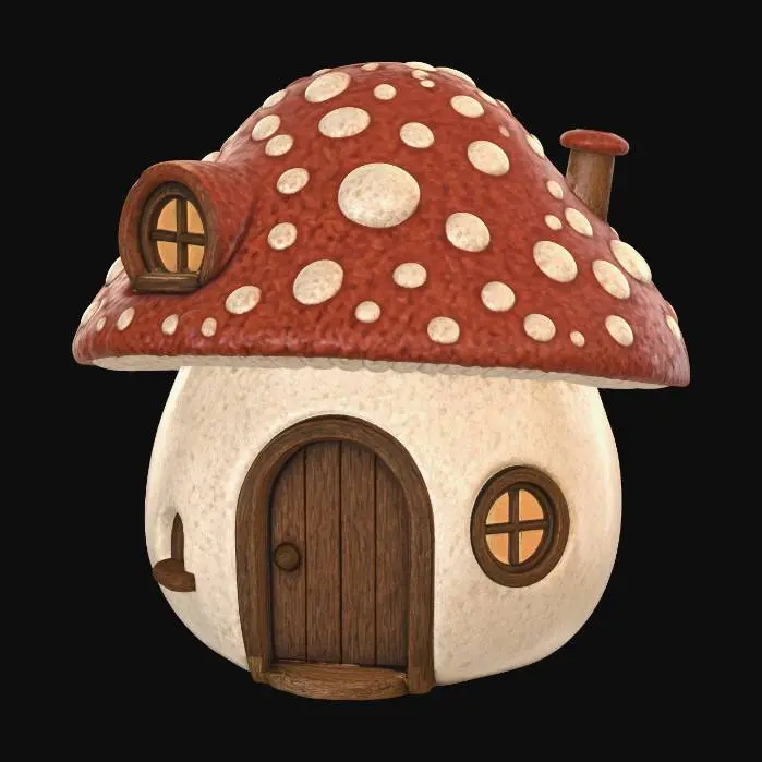 3D model for Mushroom Cottage