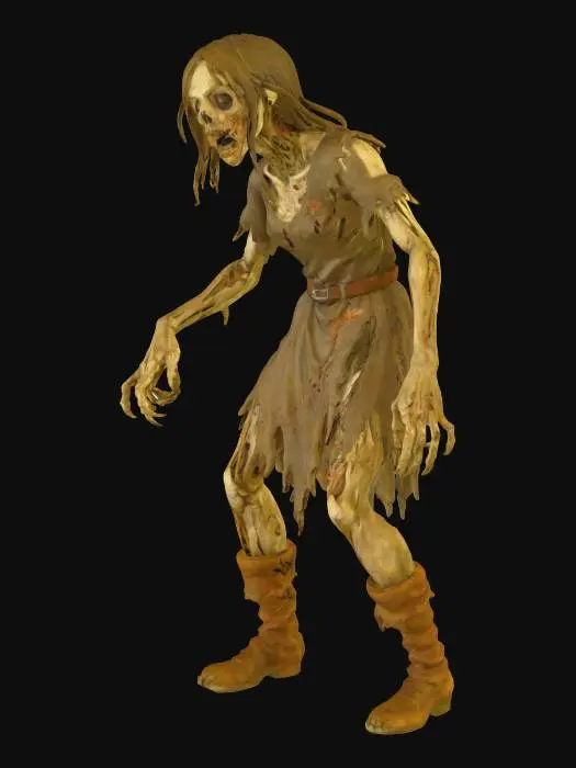 3D model for Zombie Wanderer