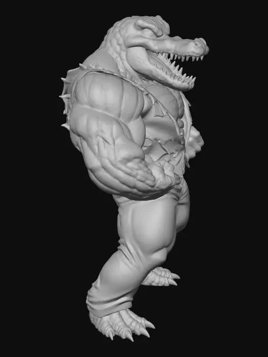 3D model for #villian# Gator Mafioso