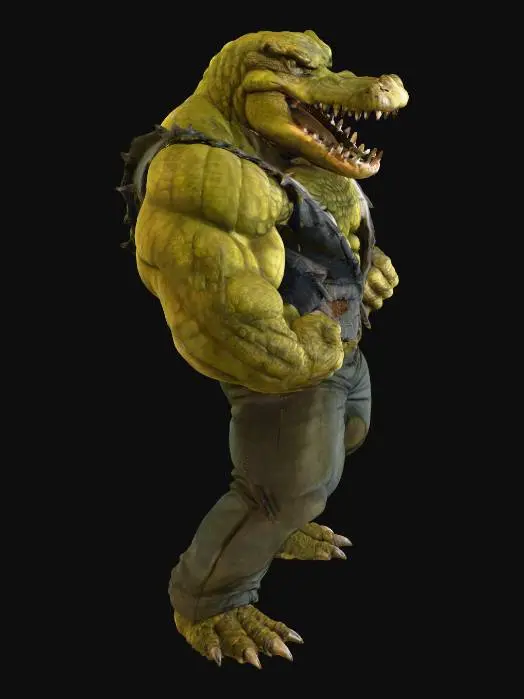 3D model for #villian# Gator Mafioso