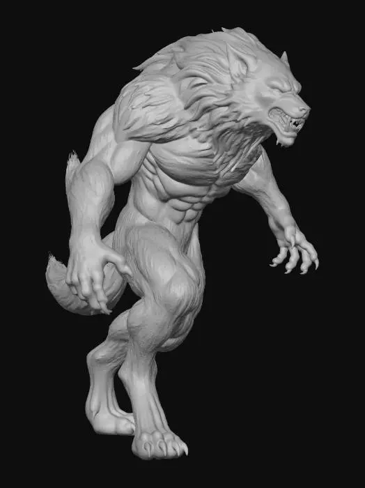 3D model for MoonWolf