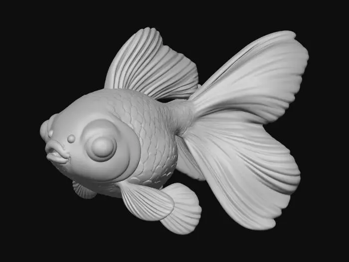 3D model for Sunset Fantail