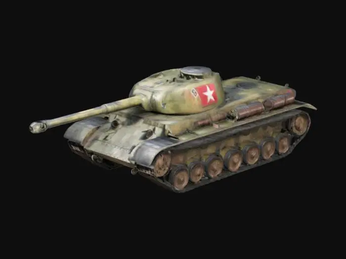 3D model for WWII style German tank