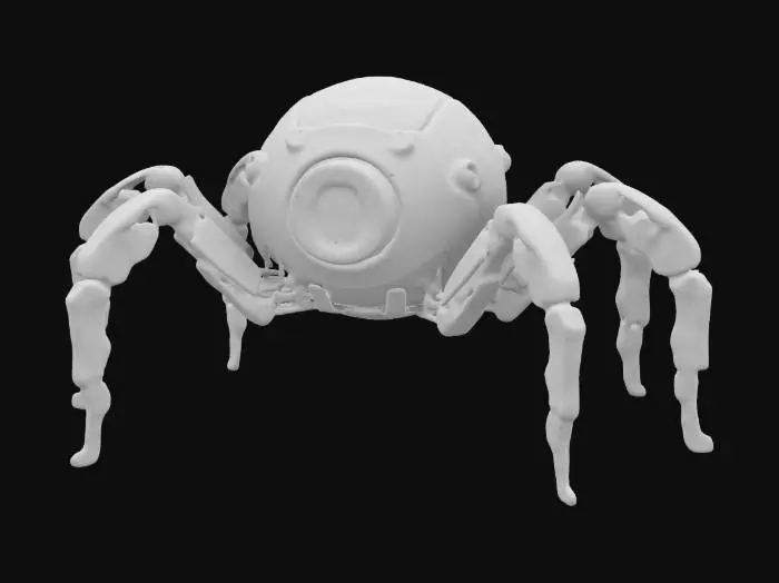 3D model for small spider like gadget bomb item