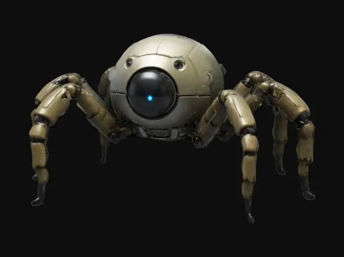3D model for small spider like gadget bomb item