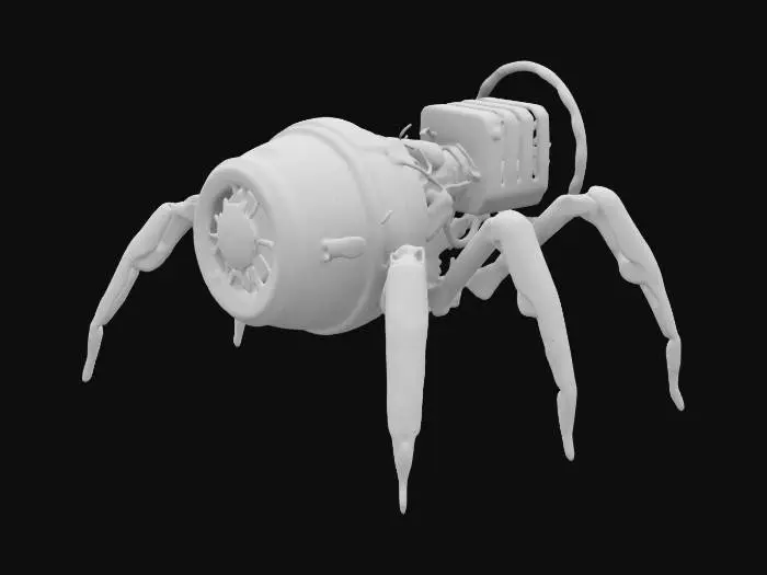 3D model for small spider like gadget bomb item