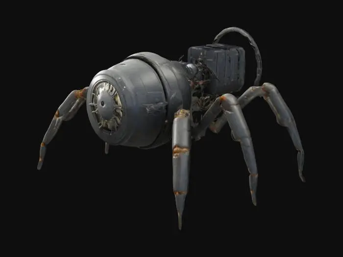 3D model for small spider like gadget bomb item