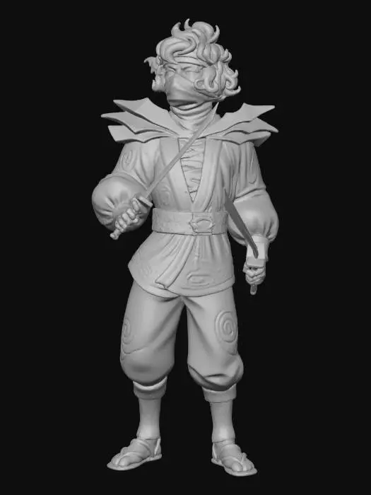 3D model for Warrior of Light