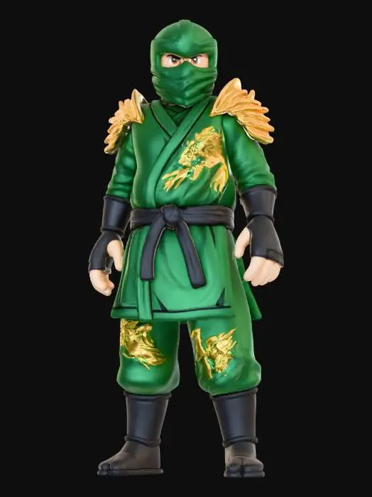 3D model for Green Ninja Warrior