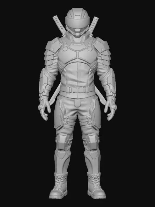 3D model for Cyber Ninja Warrior
