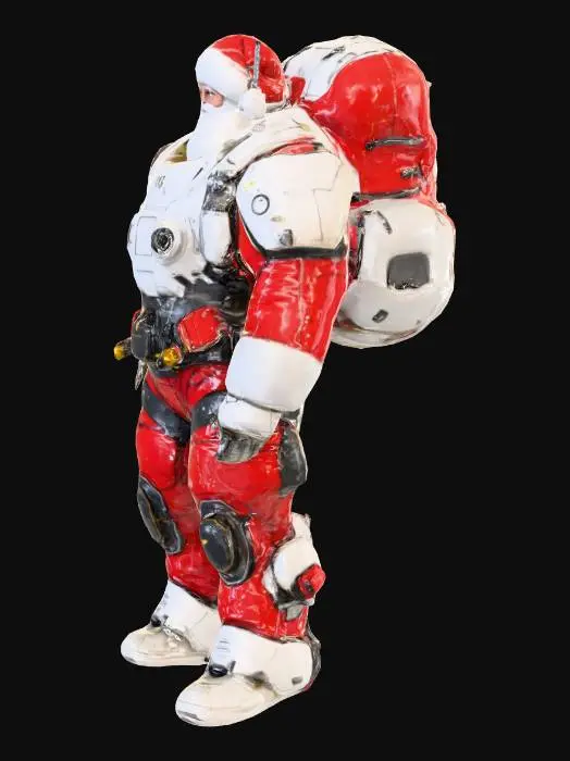 3D model for Santa Mech.