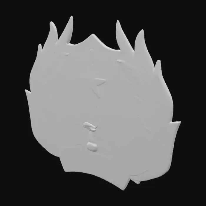 3D model for Vietnam Security Emblem