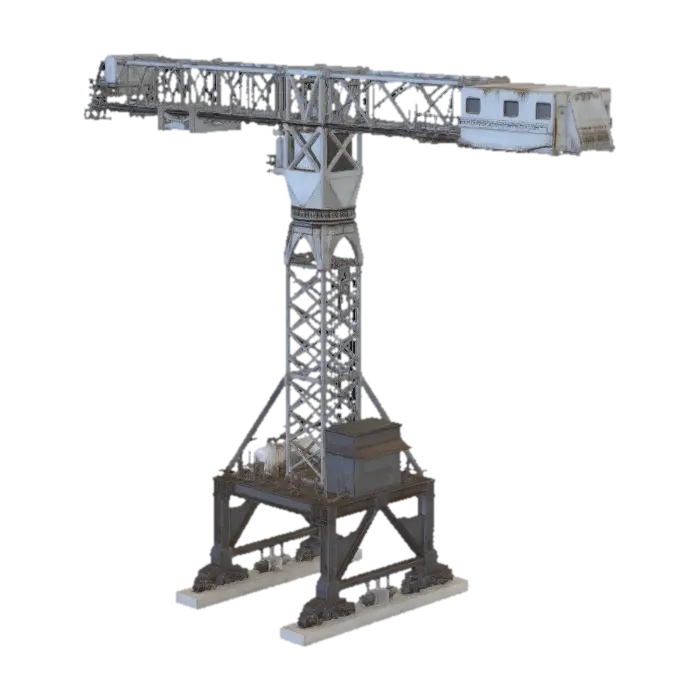 Yellow Crane for Submarines - Submarine 3D model, vytvořený pomocí AI