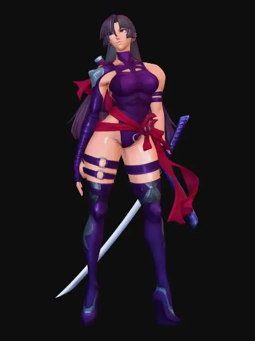3D model for Violet Blade