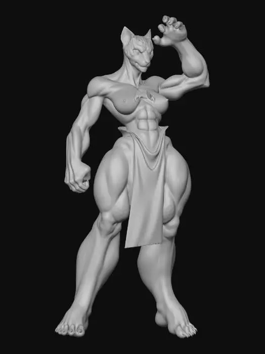 3D model for Stripebound Warrior