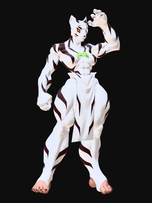 3D model for Stripebound Warrior