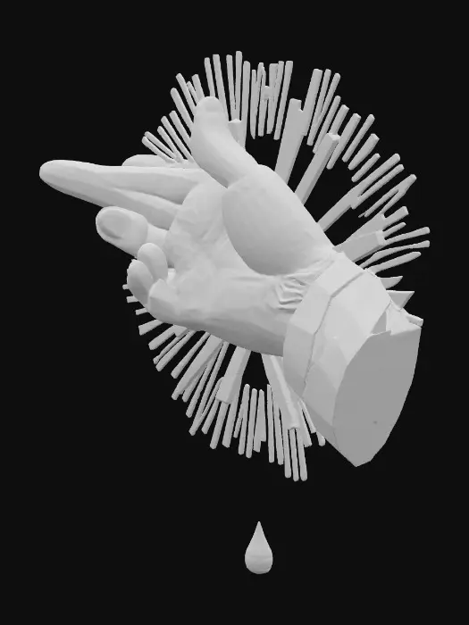 3D model for The Bleeding Hand