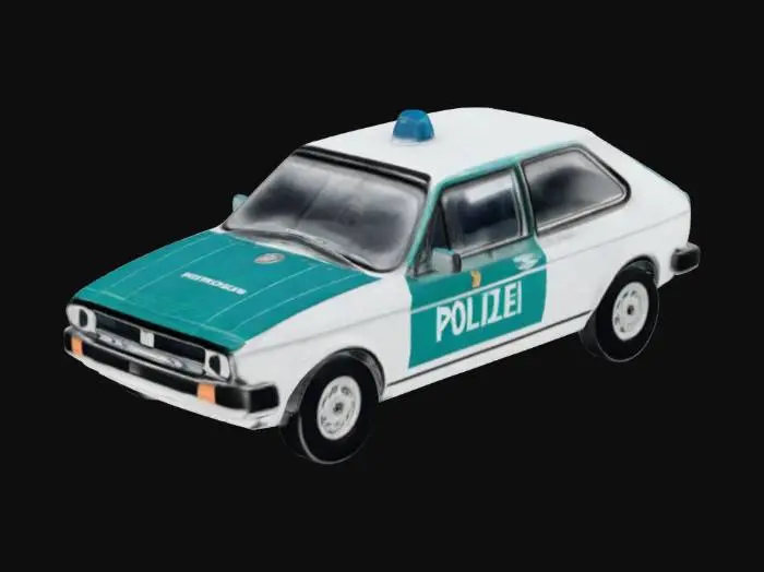 3D model for German Police Car Model