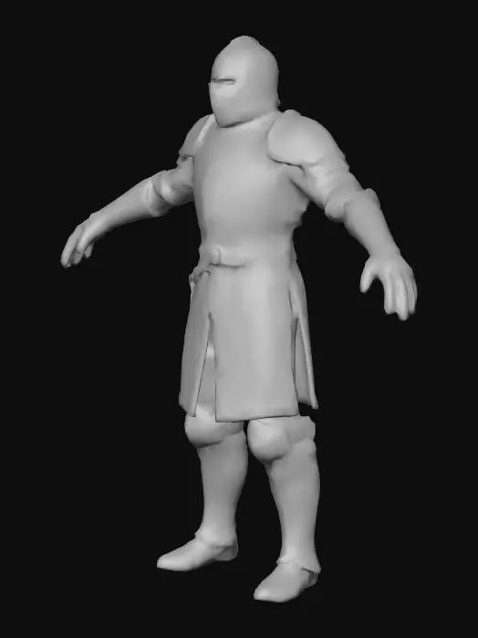 3D model for Templar Knight Armor