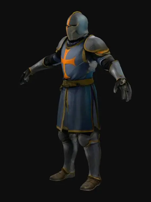 3D model for Templar Knight Armor