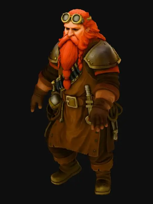 3D model for Dwarven Engineer
