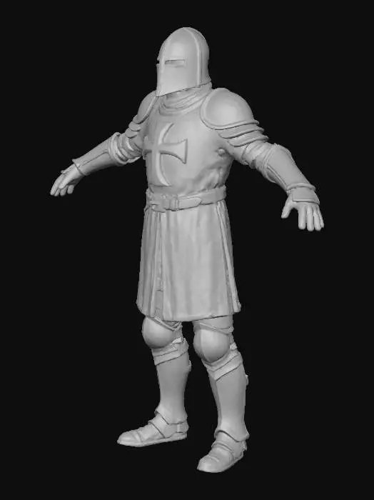 3D model for Templar Knight Armor