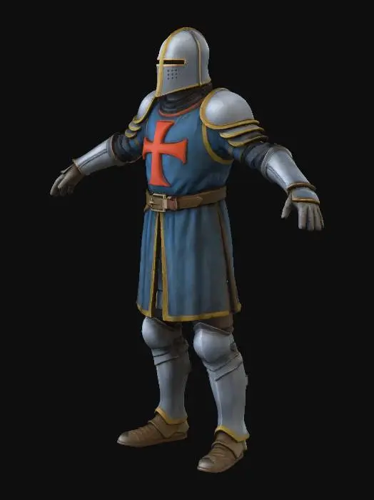 3D model for Templar Knight Armor