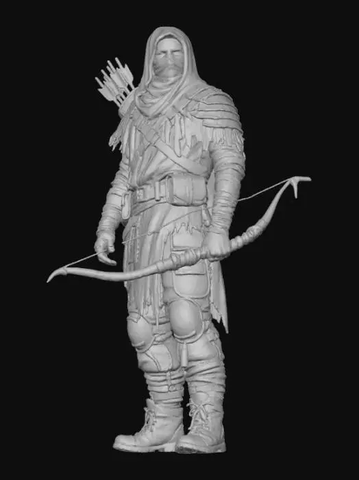 3D model for Cultist archer