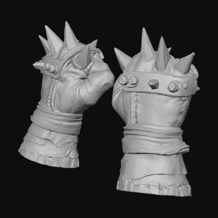 3D model for Spiked Fists