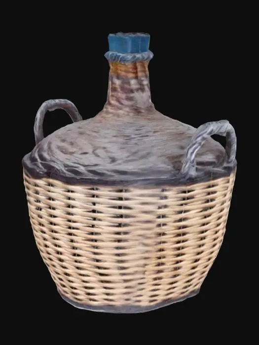 3D model for Wicker Demijohn Bottle
