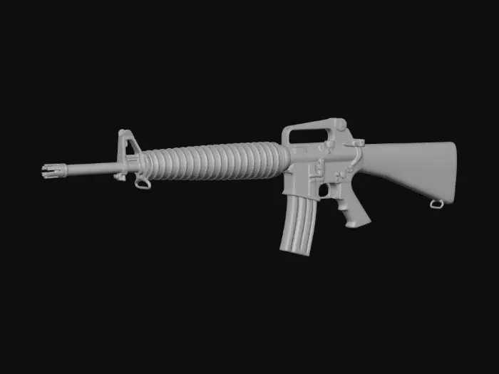 3D model for Rifle Display