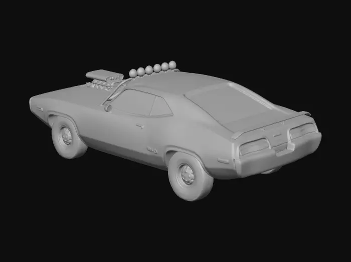 3D model for Muscle Rally Machine