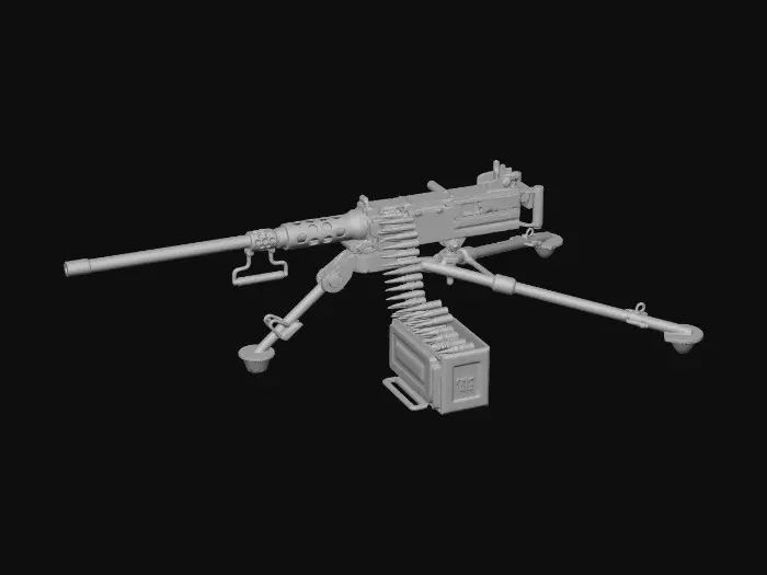 3D model for M2 browning